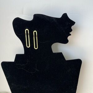 14k over silver trendy earrings